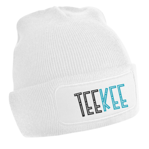 White Beanie | Text