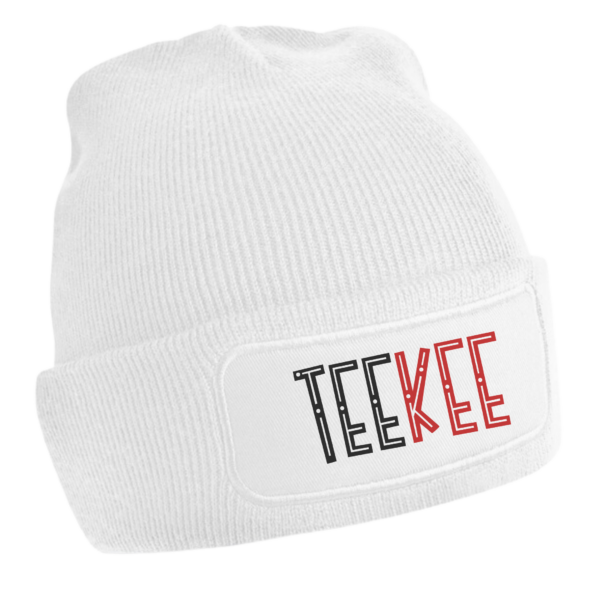 White Beanie | Text - Image 8