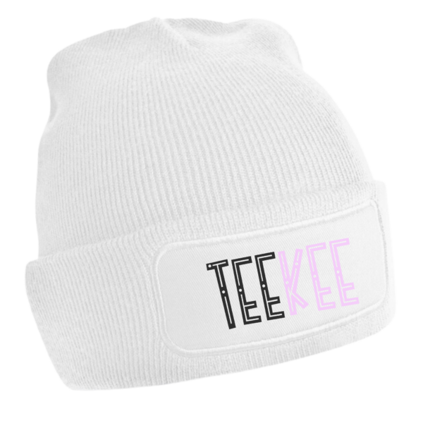 White Beanie | Text - Image 9