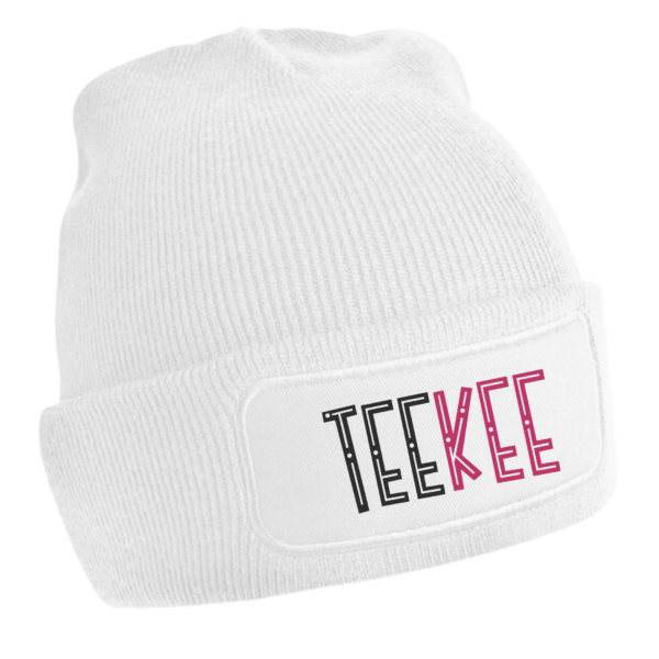 White Beanie | Text - Image 4